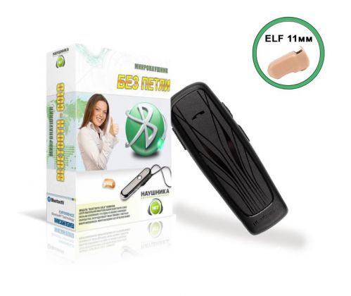 Комплект Bluetooth «MiniBox»(без петли) + микронаушник «ELF»